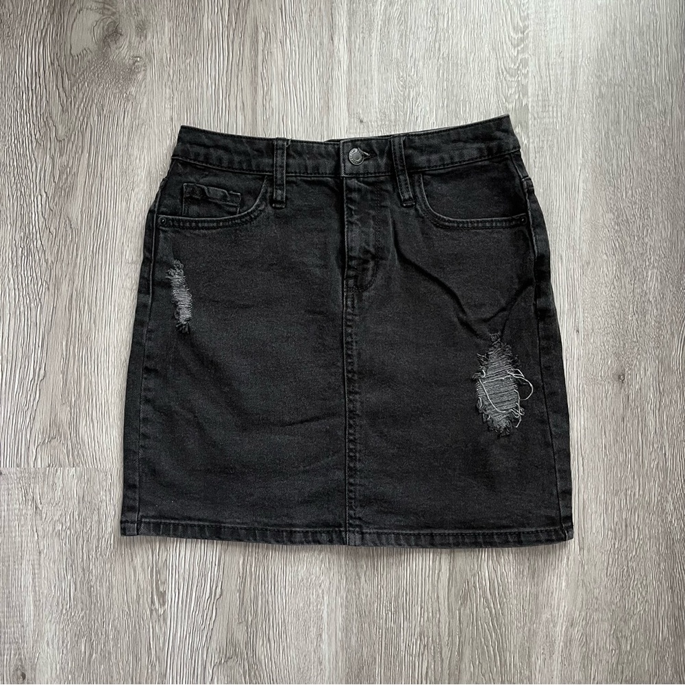 Mossimo Distressed Mini Skirt